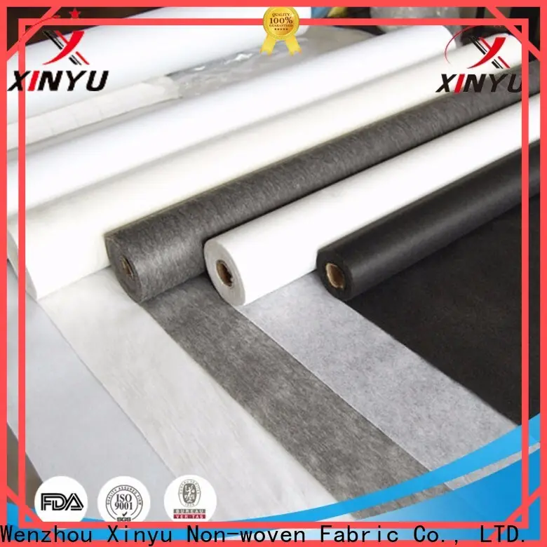 XINYU Non-woven non woven fusible interlining fabrics company for garment 1