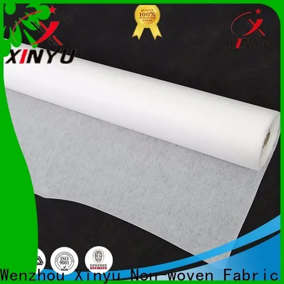 XINYU Non-woven Customized non woven fusible interlining fabrics Suppliers for embroidery paper 1