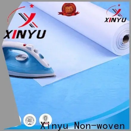 XINYU Non-woven fusible nonwoven interlining factory for cuff interlining 1