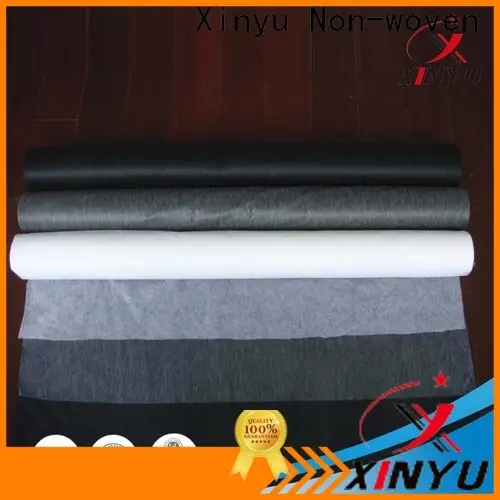 XINYU Non-woven fusible interlining fabric factory for cuff interlining 1