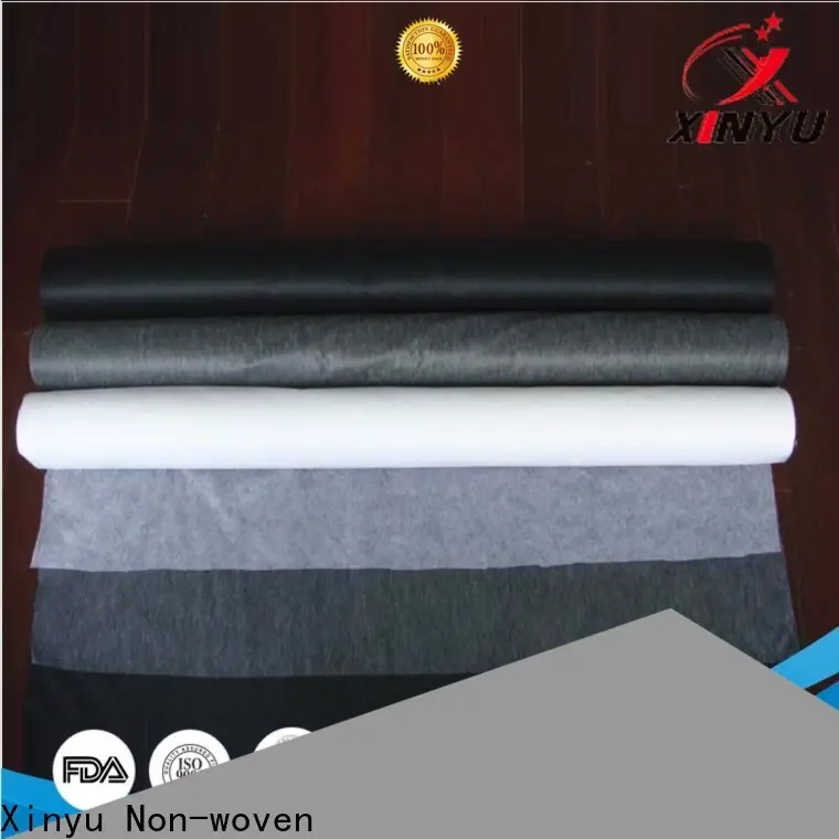 XINYU Non-woven Latest fusible nonwoven interlining factory for embroidery paper 1