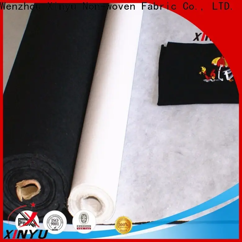 XINYU Non-woven embroidery backing paper company for jacket 1