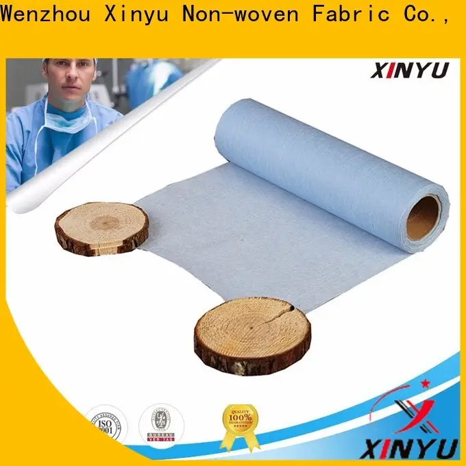XINYU Non-woven Wholesale spunlace nonwoven fabrics Supply for non-medical isolation gown 1