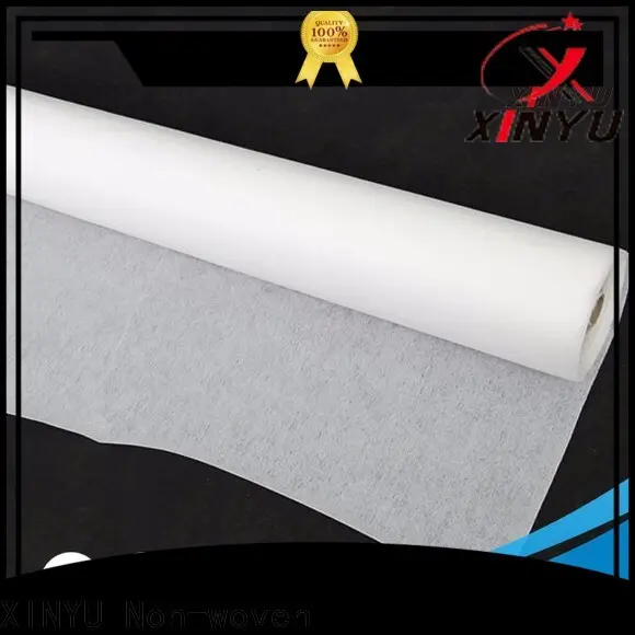 XINYU Non-woven fusible interlining company for embroidery paper 1