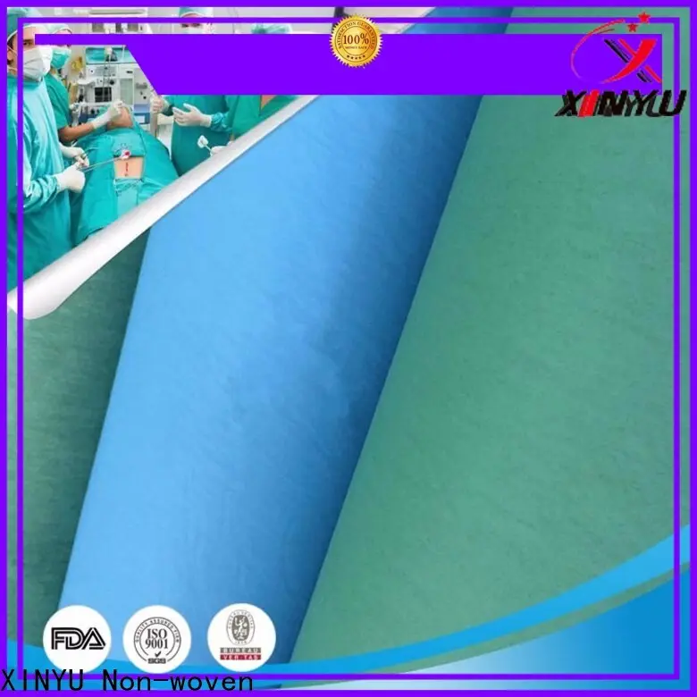 XINYU Non-woven sms non woven fabric Supply for bed sheet 1