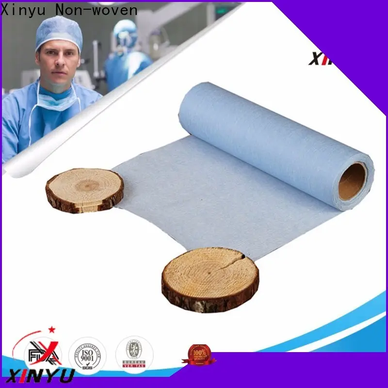 Top non woven fabric roll size factory for protective gown 1