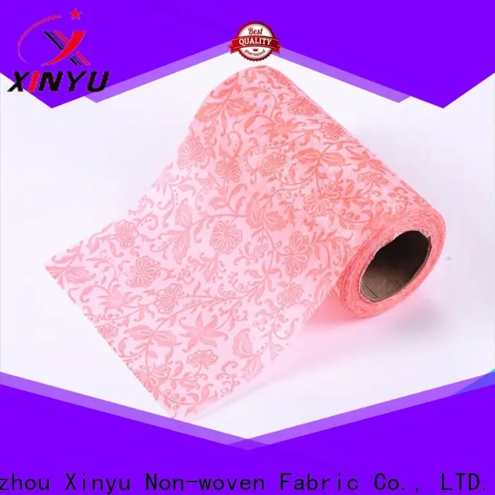 XINYU Non-woven Latest printed viscose fabric Suppliers for flowers packaging 1