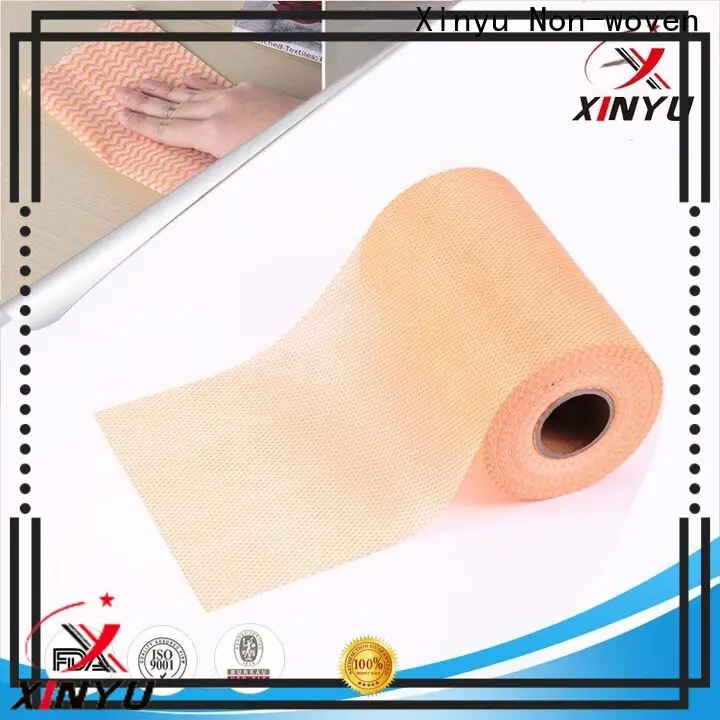 XINYU Non-woven non woven polyester Supply for kitchen wipes 1