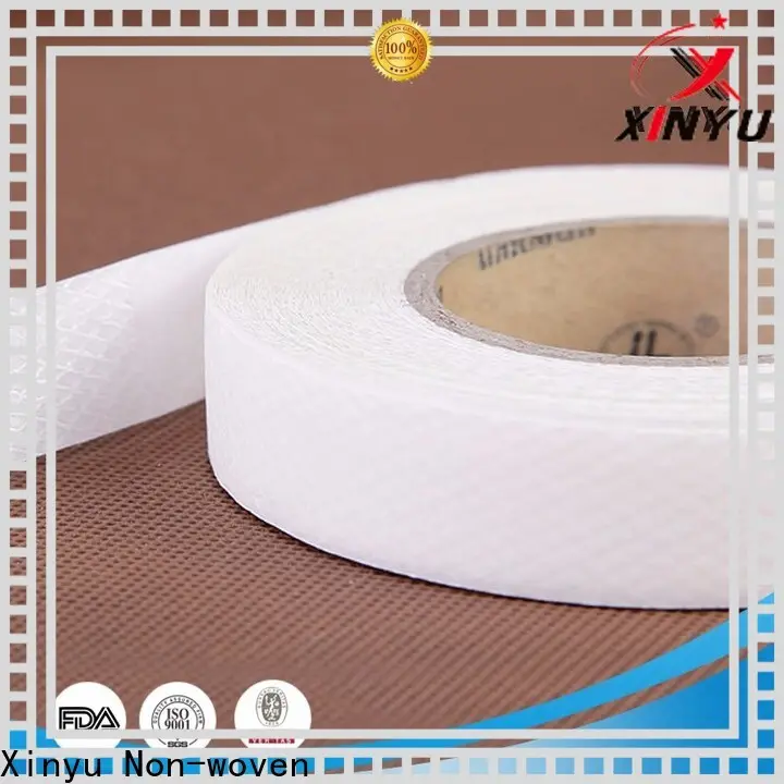 XINYU Non-woven Top adhesive non woven fabric Supply for cuff interlining 1