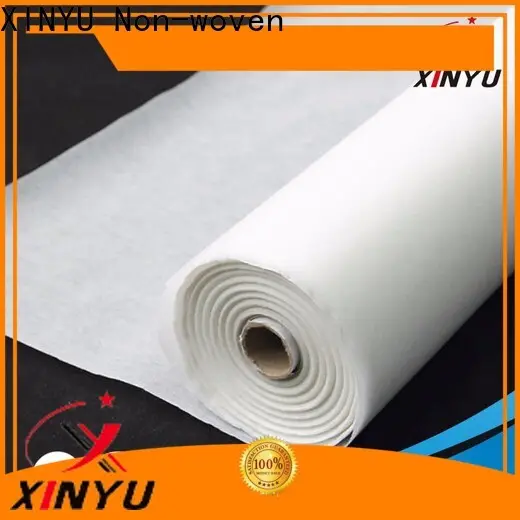 XINYU Non-woven Customized what is fusible interlining manufacturers for collars 1