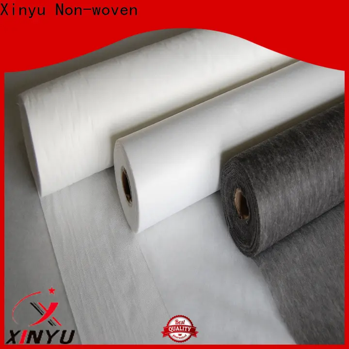 XINYU Non-woven Top fusible lining fabric Suppliers for collars1 1
