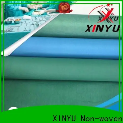 XINYU Non-woven cost of non woven fabric roll for business for non-medical isolation gown 1
