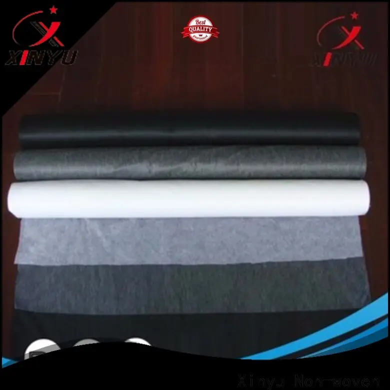 XINYU Non-woven Customized non woven fusible interlining fabrics company for collars 1