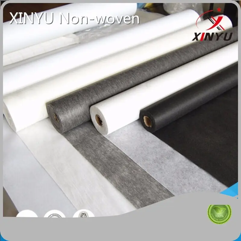Non Woven Fusible Interlining Fabrics Nonwoven Interlining Wholesale - XINYU Non-woven 1