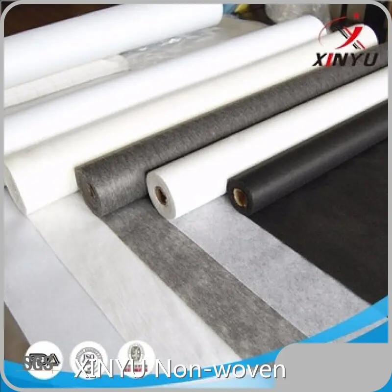 XINYU Non-woven Non Woven Fusible Interlining Customized Packaging (Min. Order: 1000 Kilograms) Non Woven Fusible Interlining Directly Sale 1
