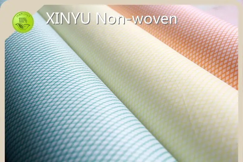Non Woven Fusible Interlining Fabric Non Woven Cleaning Wipes Wholesale - XINYU Non-woven 1