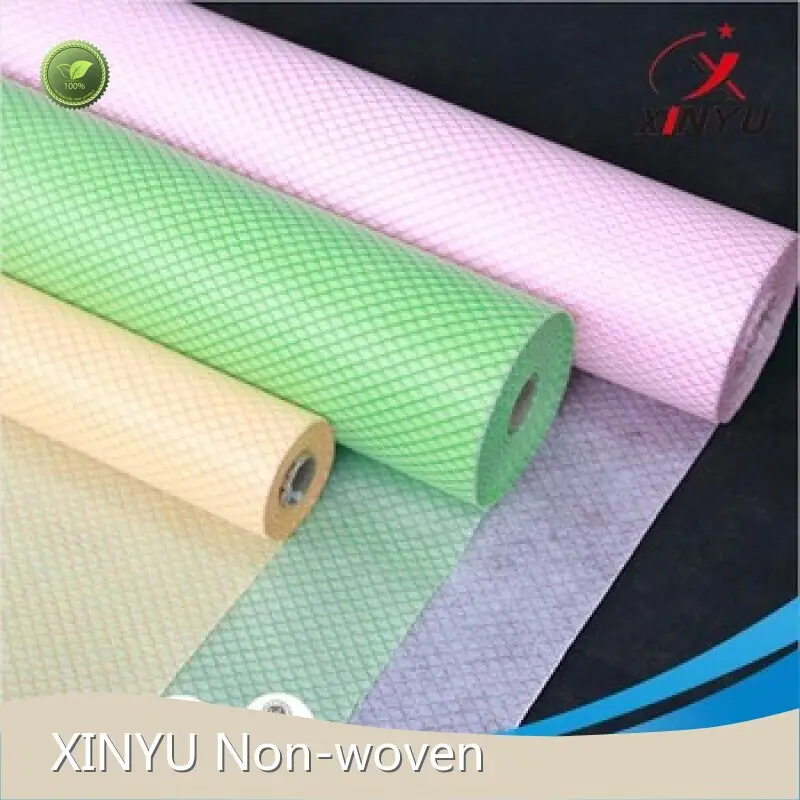 Spunlace Nonwoven Fabrics Non Woven Cleaning Wipes Wholesale - XINYU Non-woven 1
