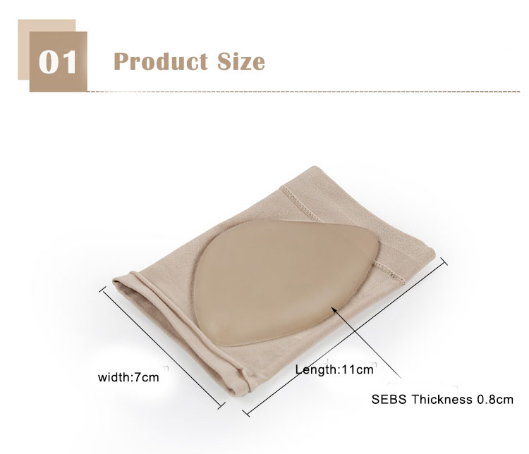 Wholesaler Foot care silicone Arch Support Sleeve Flat Feet Orthotics Plantar Fasciitis Socks 3