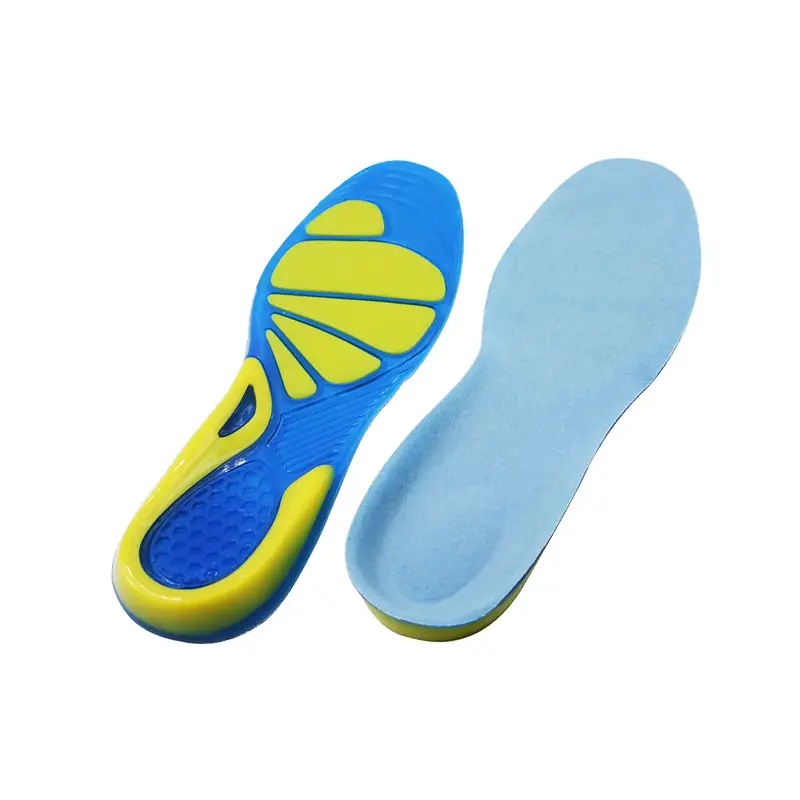Foot balance shock absorption Antibacterial gel sports insoles 1