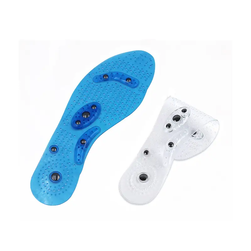 Pain relief foot massage insoles, gel magnetic acupuncture massage shoe insole for blood circulation 1
