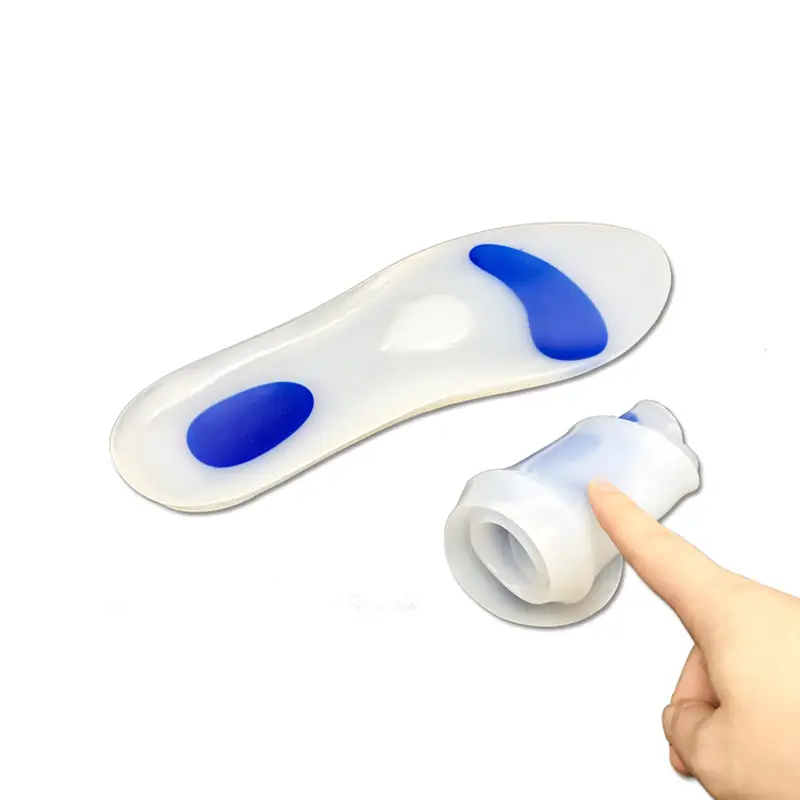 Unisex Medical Treatment foot pain relief silicone gel arch support orthopedic insoles 1