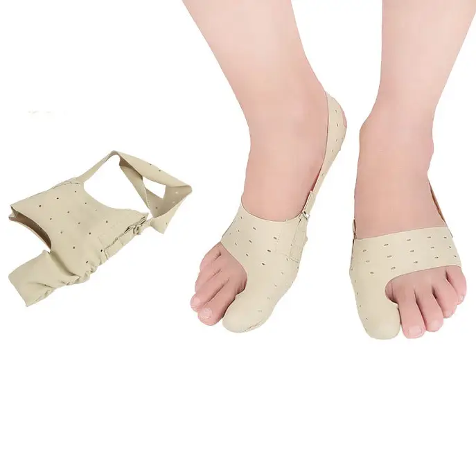 Bunion Pain Relief Hallux Valgus Correction , Leather Hallux Valgus Orthotic Belt for Thumb 1