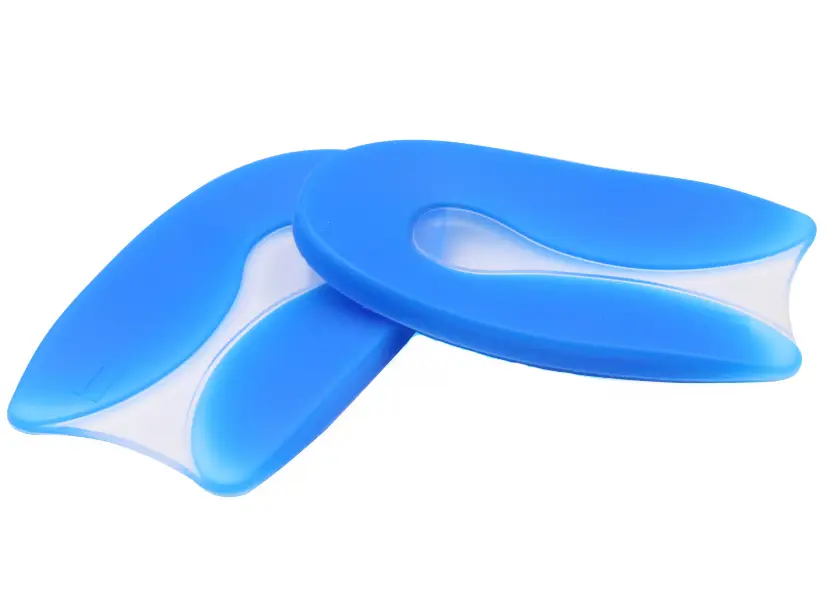 U-shaped gel silicone heel cushion, shock absorption orthotic cushion plantar spur support heel cup 1