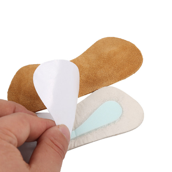 Lady leather shoe heel liner protector, leather heel grips, heel liners 3