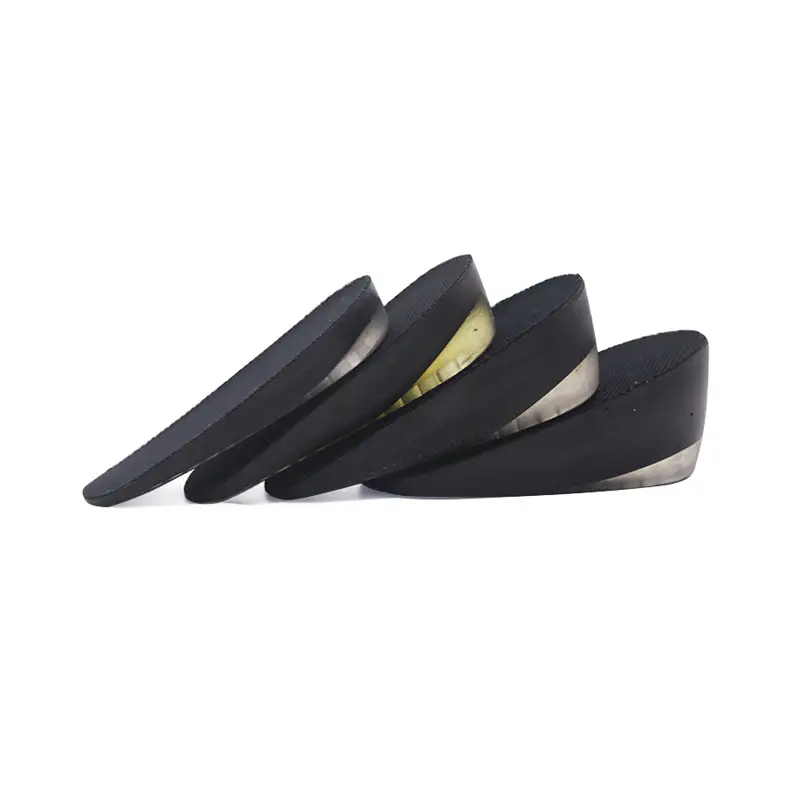 Half pu height increase insoles taller pad for leisure shoes for Man elevator shoes Invisible 1