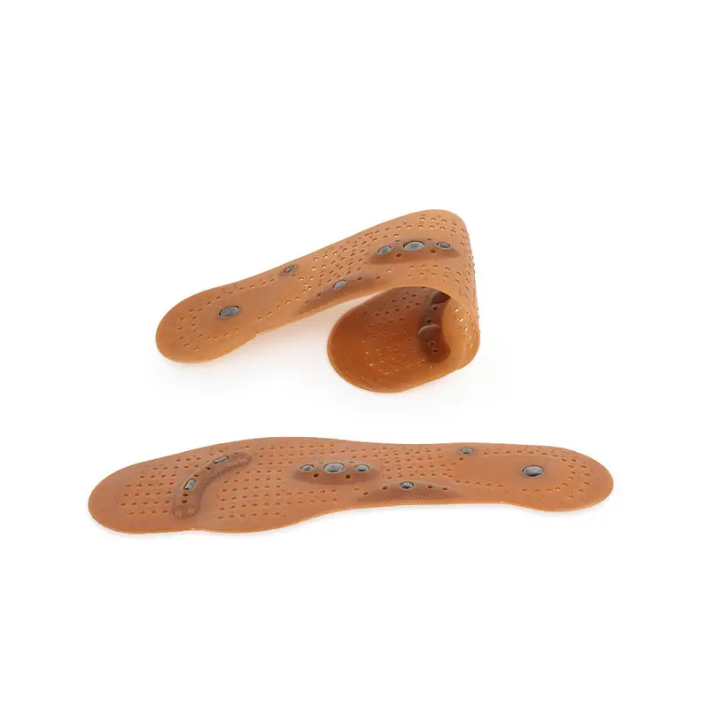 Therapeutic acupuncture Magnetic massage Shoes Insoles Free cutting Foot Pain Relief 1