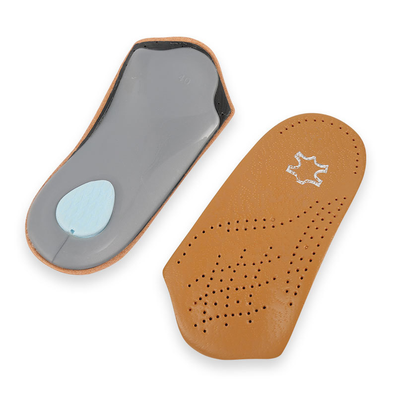 Orthotic Shoe Insoles 3/4 Microfiber leather anti slip high arch support Plantar fasciitis 5