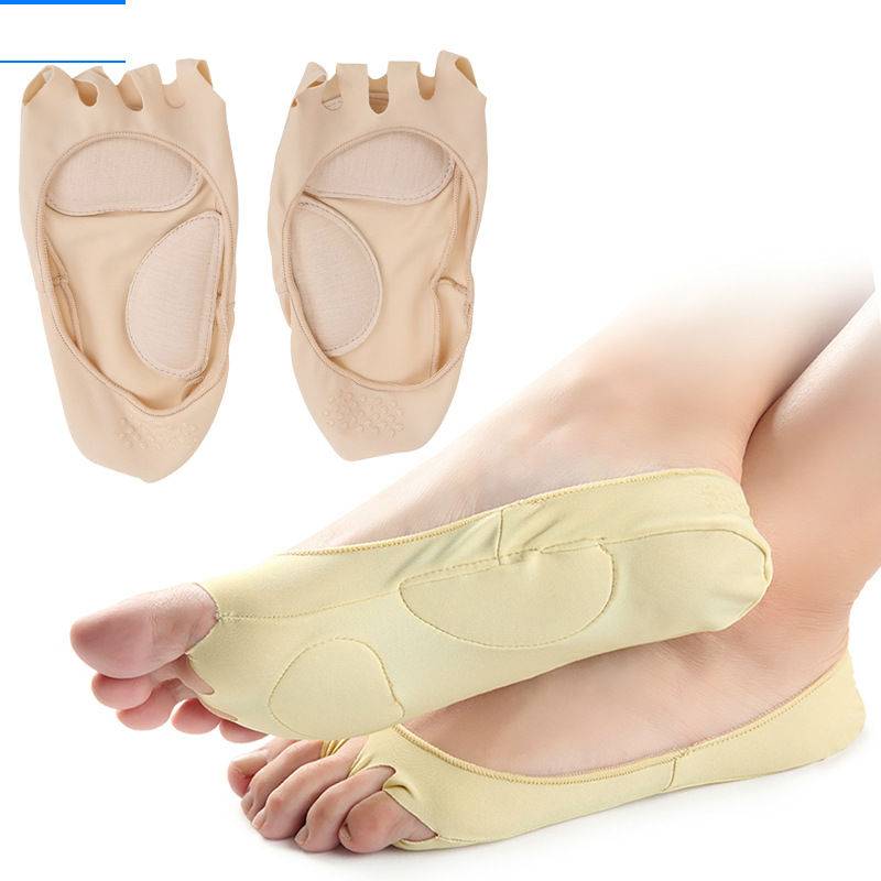 Full Length five toe separator sock with Anti Slip arch support and breathable forefoot pad 1