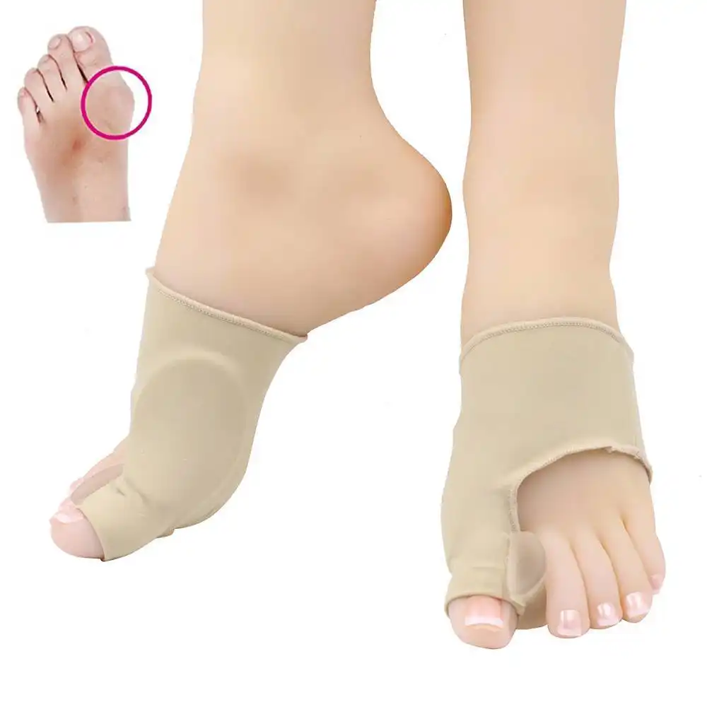 Gel hallux straightener , toe separator , hallux valgus bunion sleeve 1