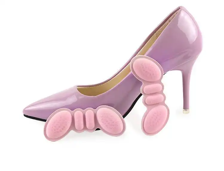 Polyurethane sponge foam butterfly adhesive glue heel liner protector for woman shoe 1