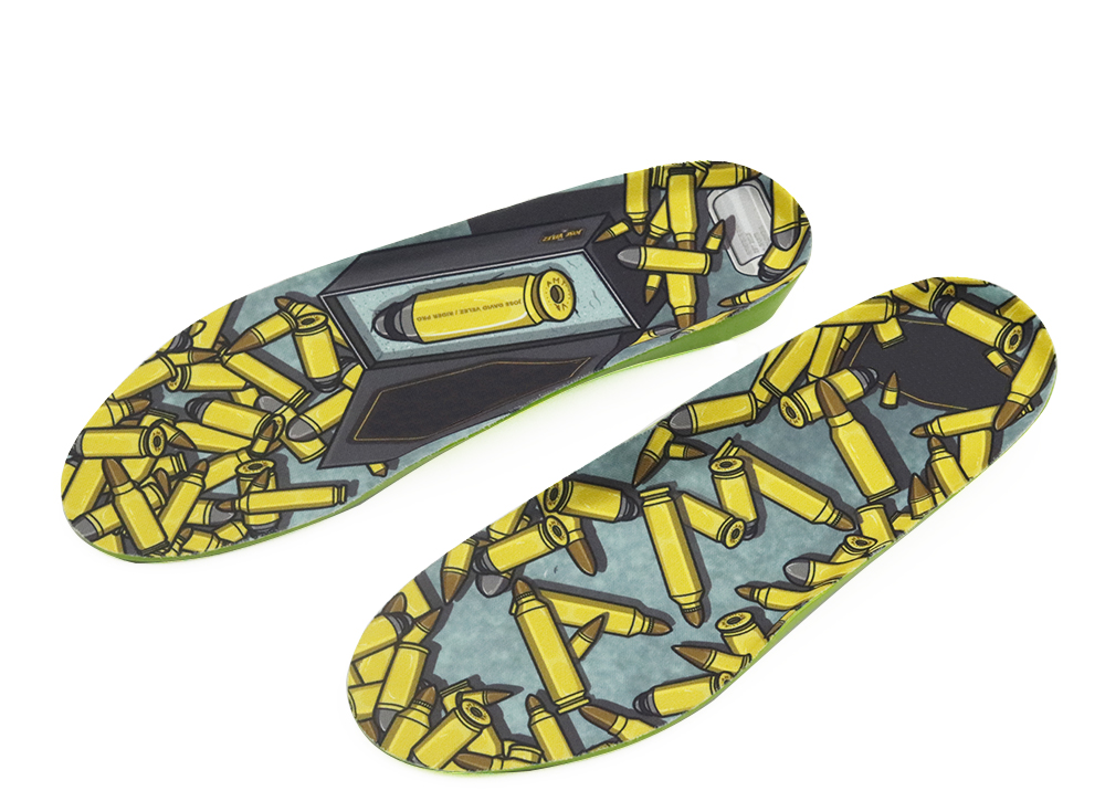 PU Memory polyurethane Foam Shock Absorption Insoles for Sport Pain Relief 2