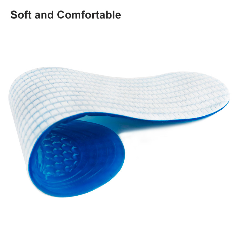 Full Length Gel ice pack insoles Soft Foot Health Care Sport Massaging for sneakers 3