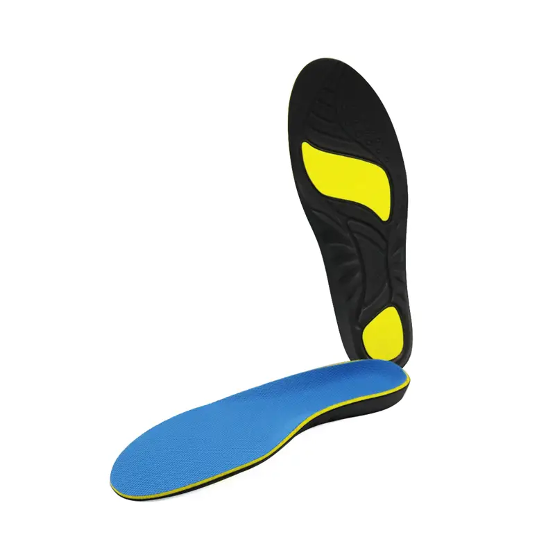 Three layers full length medical orthotic shoe insoles for bowlegs correction with arch supports 1