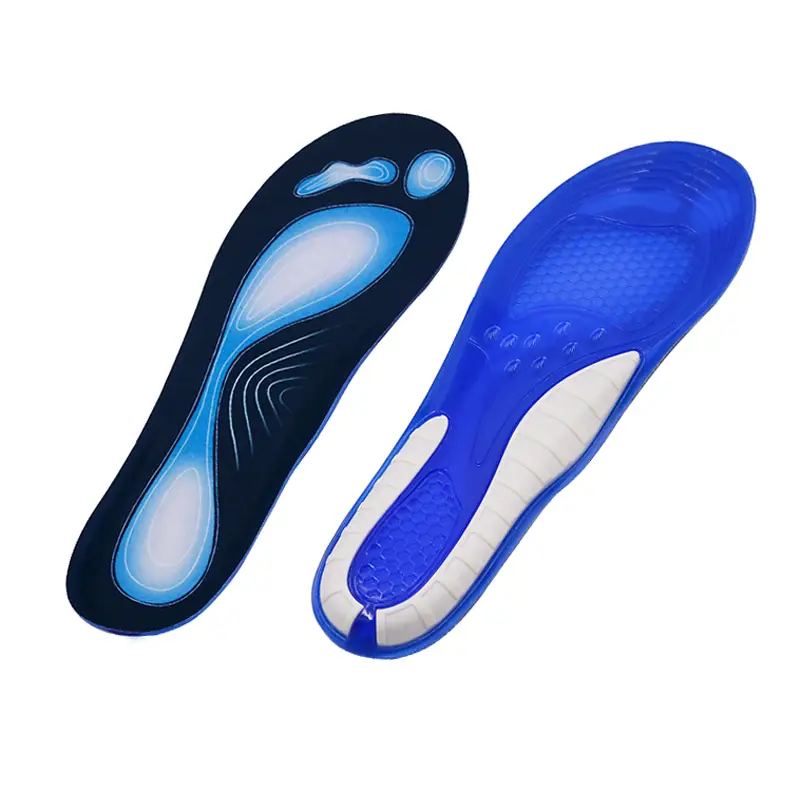 Gel Insoles for men and women Full Length Alleviate Metatarsal, Heel Pain and Plantar Fasciitis Massaging 1