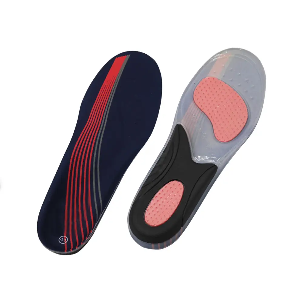 Sport cushioning shoe insole Hotselling custom logo best comfort shock absorbing gel field pain relief 1