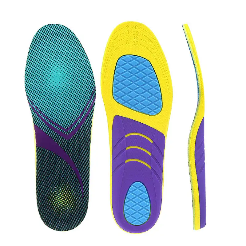 Arch support shoe insoles shock absorption soft high elasticity anti-torsion sporting 1