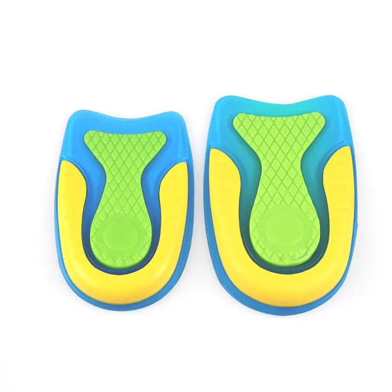 High-elastic shock absorption men and women protective heel insole half yard heel cushion 1