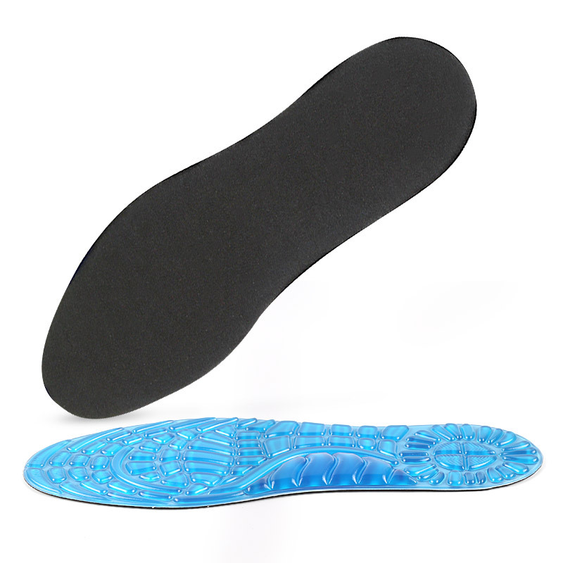 Arch support unisex shock absorption PU massage Crossbow support sport shoe insoles 2