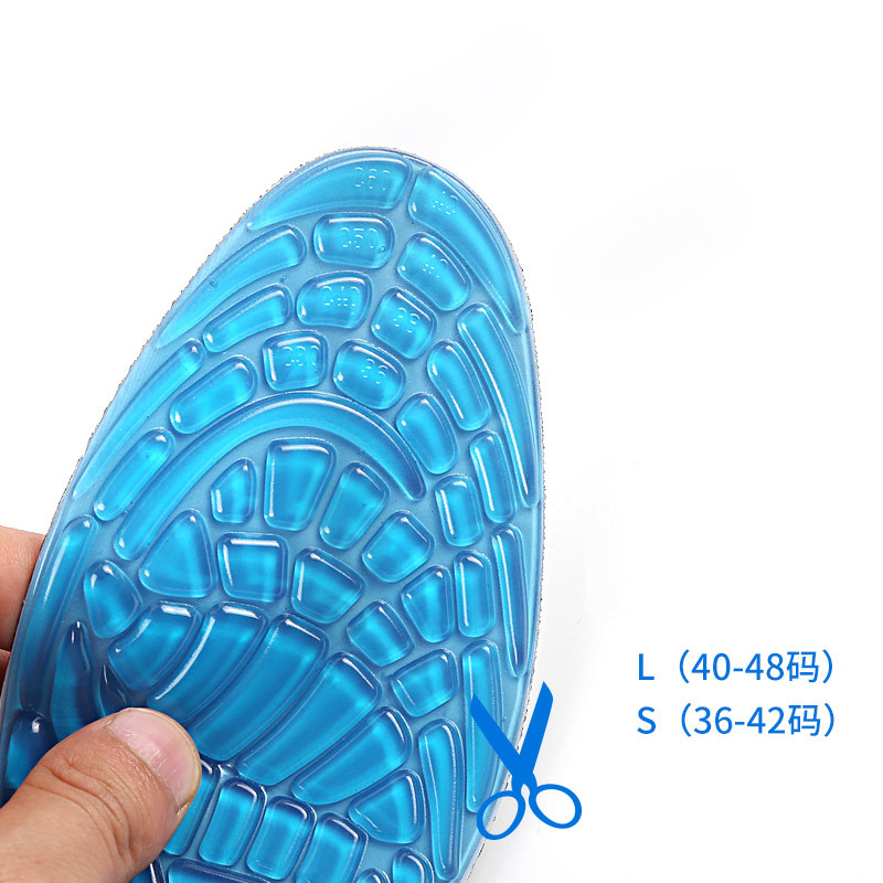 Arch support unisex shock absorption PU massage Crossbow support sport shoe insoles 4