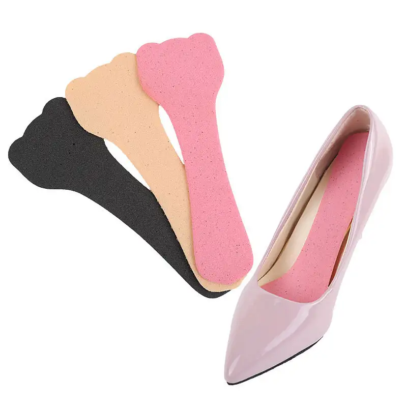 Breathable high heel shoe insole moisture-wicking and sweat-absorbent sponge with anti-slip stickers 1