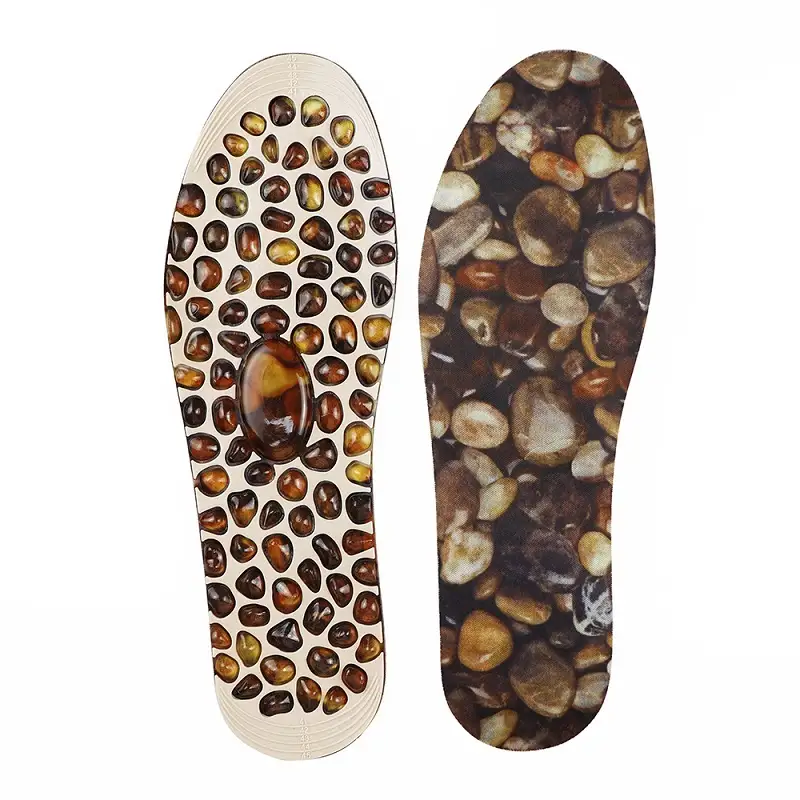 Promote blood circulation Foot Acupoint Therapy Cobble Stone Massage shoe Insoles For Walk 1