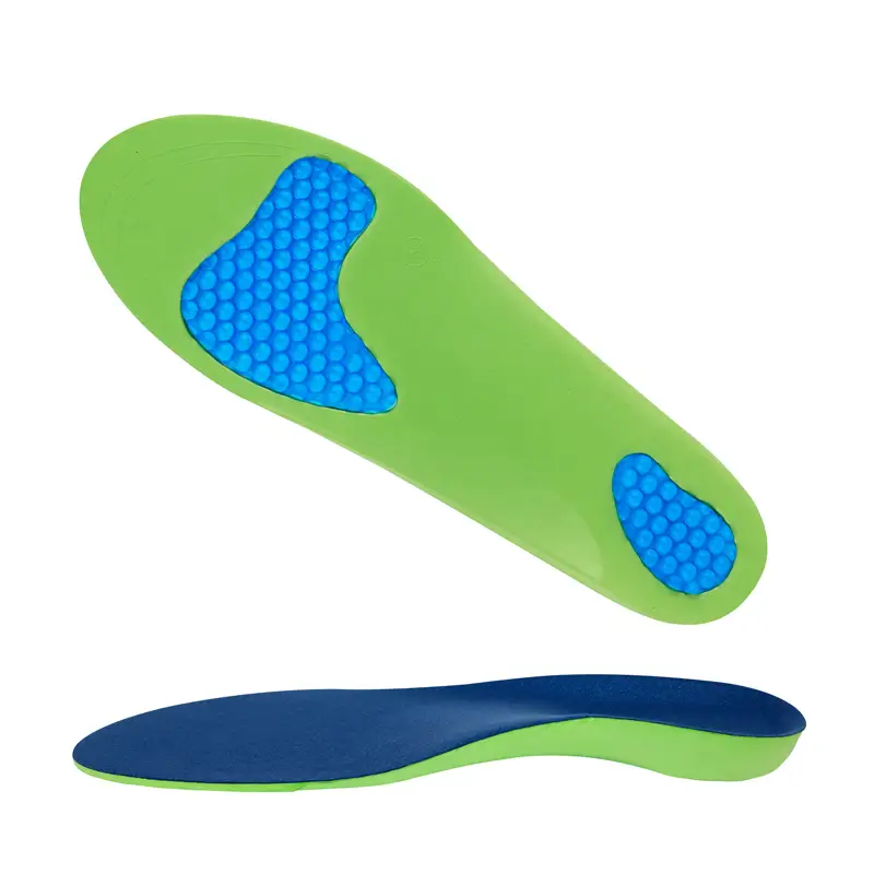 EVA Arch Support Plantar Fasciitis Running Shock Absorption Heel Spurs Foot Pain Orthotic Insoles with Gel Pad 1