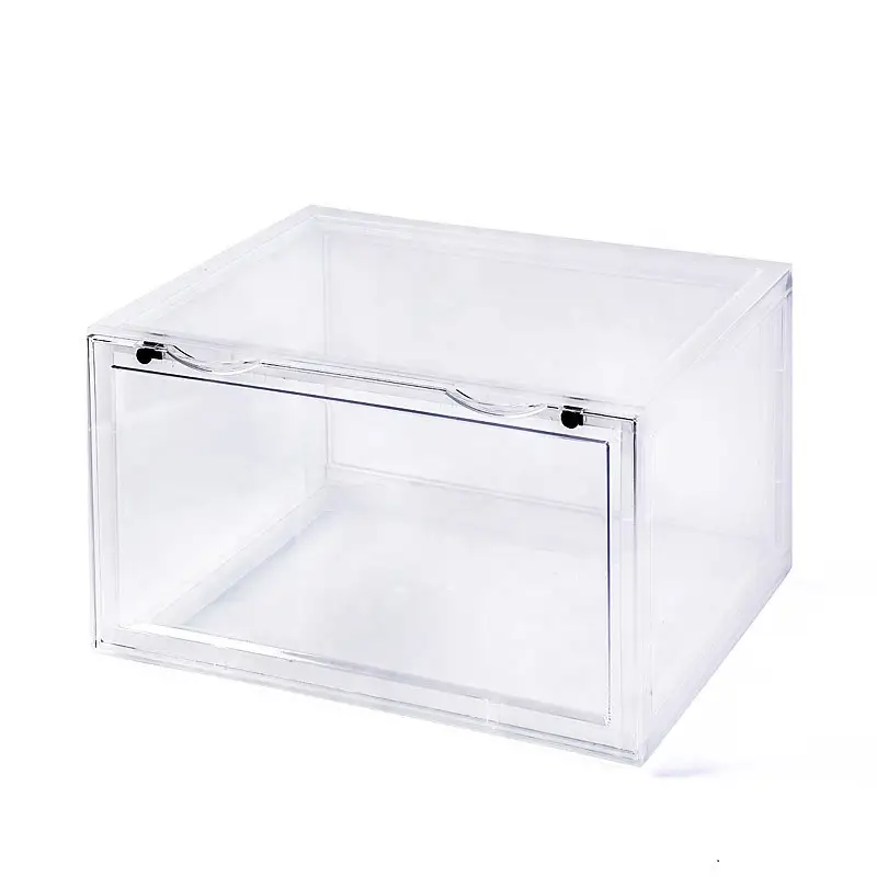 Dust-proof and Moisture-proof Odor-proof Detachable 6-piece Thickened Transparent Sneaker Organizer Plastic Shoe Box 1