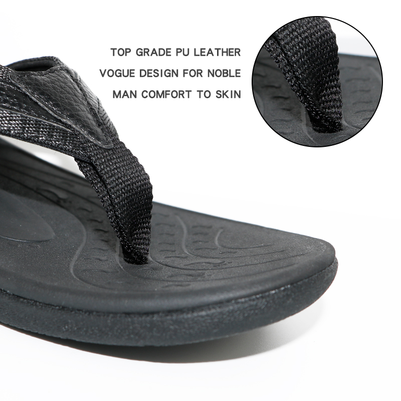 Rubber Sandals with white Fabric arch support orthotic slippers with EVA midsole indoor slippers 1
