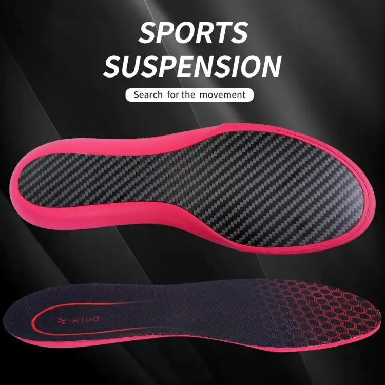 Sports Basketball Shock Absorption Carbon Fiber Anti Slip Running Carbon Fiber Insole Shoe Pad 1