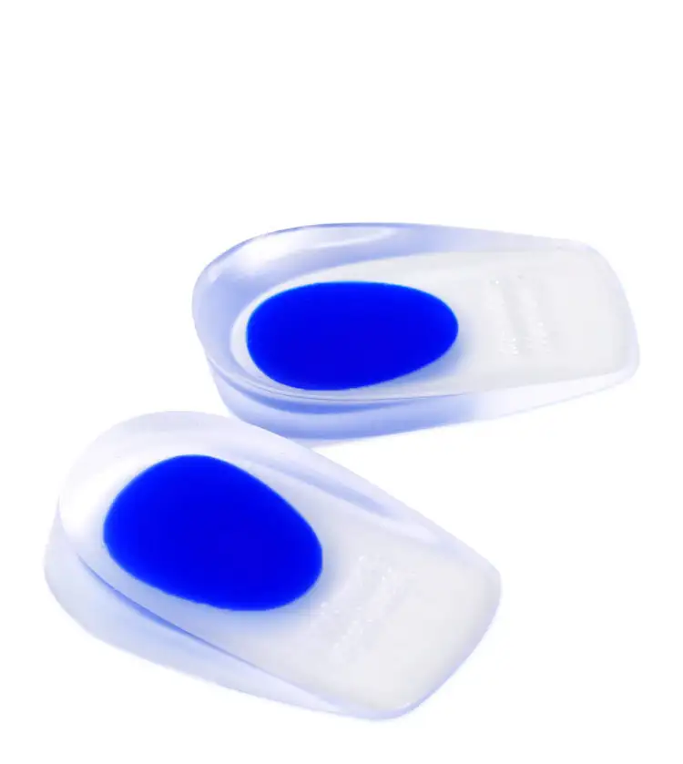 Gel Heel Cups Cushion Shock Absorption PU Heel Pads to Relieve Heel Pain For Shoes 1